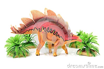 Dinosaur toys Stock Photo