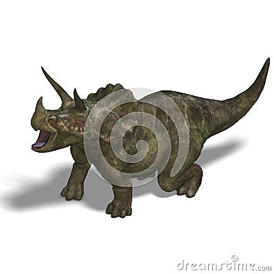 Dinosaur Triceratops Stock Photo