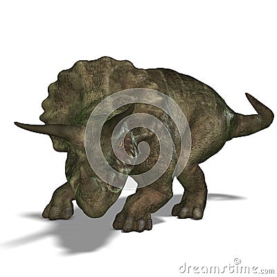 Dinosaur Triceratops Stock Photo