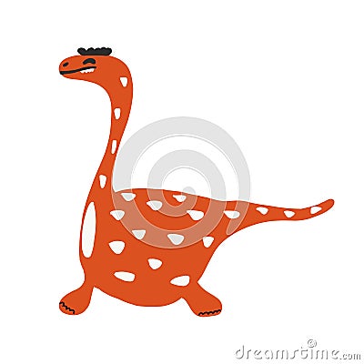 Dinosaur vector illustration.T-shirt graphics for kids vector illustration Vector Illustration