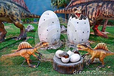 Dinosaur World Dubai Editorial Stock Photo