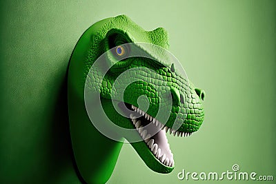 The dinosaurs head Stock Photo