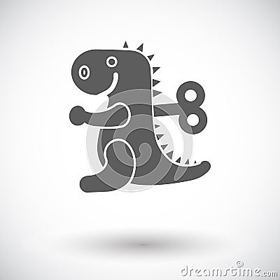 Dinosaurus toy Vector Illustration