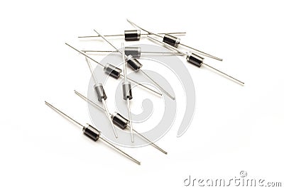 Diodes isolated Stock Photo