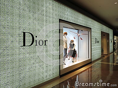 Dior flagship store Editorial Stock Photo