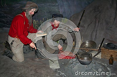 Diorama - Great Platte River Road Archway Editorial Stock Photo