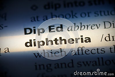 Diphtheria Stock Photo