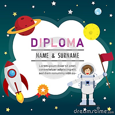 Diploma 01 Vector Illustration