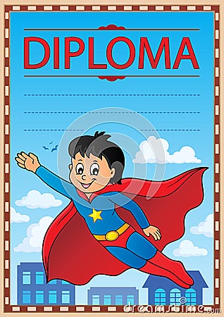 Diploma subject image 8 Vector Illustration