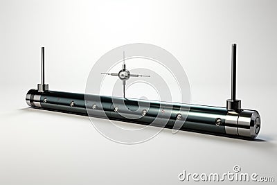 Dipole Antenna on white background Stock Photo