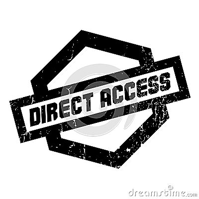 Direct Access rubber stamp Vector Illustration