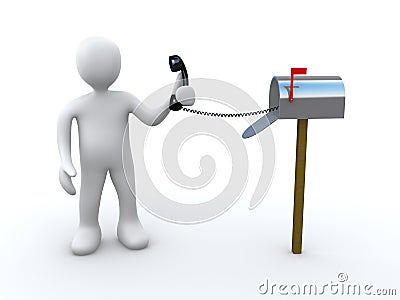 Direct Communication Stock Photo