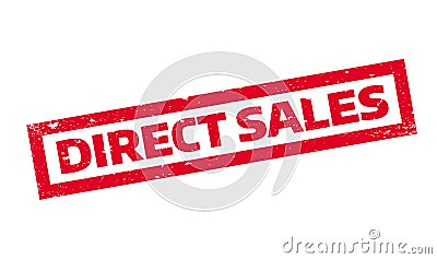 Direct Sales rubber stamp Vector Illustration