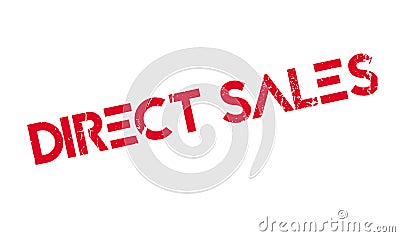 Direct Sales rubber stamp Vector Illustration