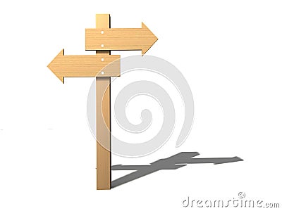 Direction sign Stock Photo