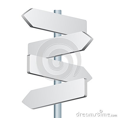 Direction sign Vector Illustration