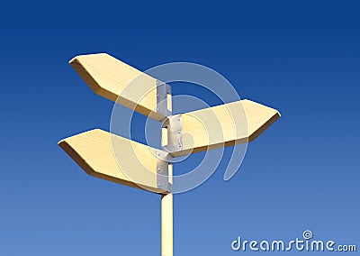 Direction sign Stock Photo
