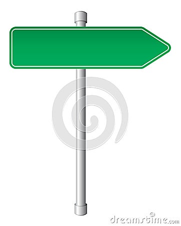 Direction sign Vector Illustration