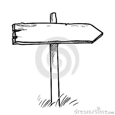 Direction sign Vector Illustration