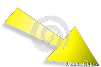 Directional arrow Cartoon Illustration