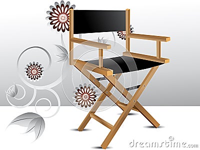 Director chair Vector Illustration