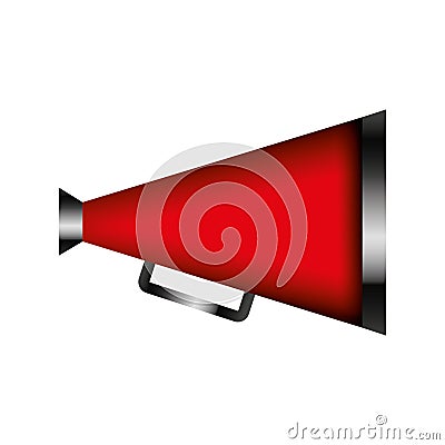 Director cinema megaphone icon Vector Illustration