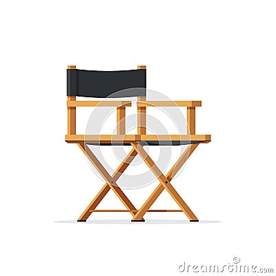 Director movie chair Vector Illustration