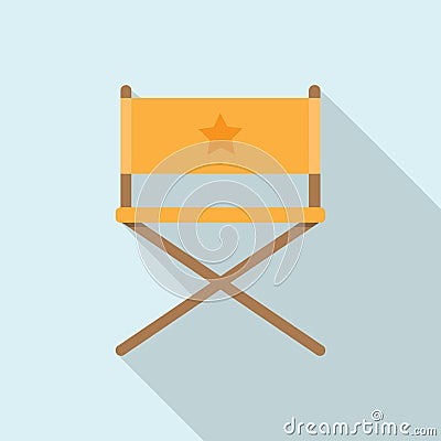 Director movie chair Vector Illustration
