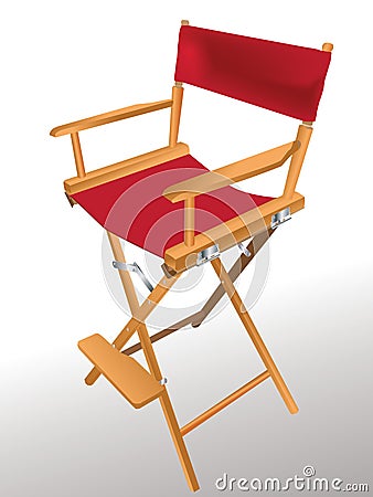 Director's chair Stock Photo