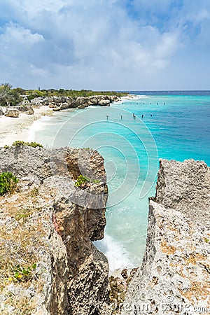 Directors bay Curacao Views Stock Photo