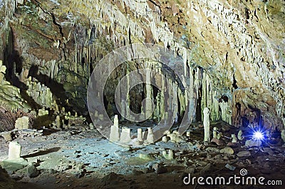 Diros caves Stock Photo