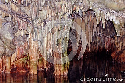 Diros Caves - Mani Stock Photo