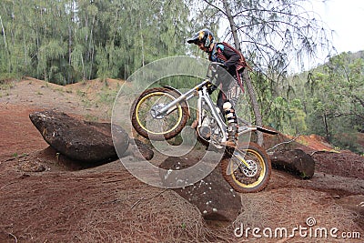 Dirt biking Trials Editorial Stock Photo