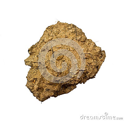 Dirt Clods Isolated Stock Photo