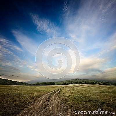 Dirt road Stock Photo