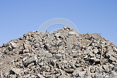 Dirt and Rubble Stock Photo