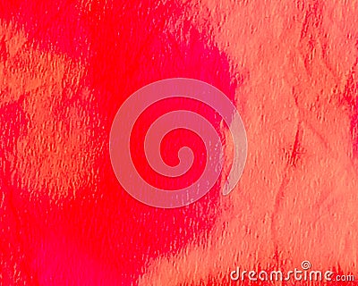 Dirty Art Banner. Red Coral Pink Grunge Tie Dye Style. Fervent Shibori Background. Vintage Drawn Texture. Dirty Art Splashes. Stock Photo