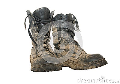 Dirty Boots Royalty Free Stock Images - Image: 10368689