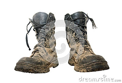 Dirty Boots Stock Photos - Image: 7715853