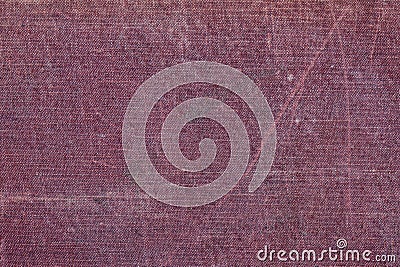 Dirty colorful aged burgundy texture, canvas, sackcloth, background Stock Photo
