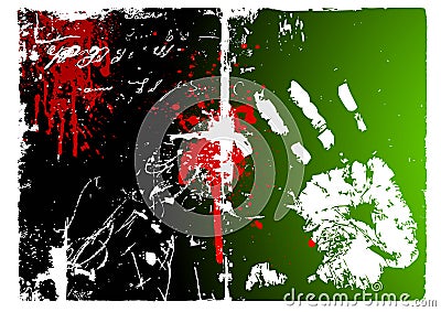 Dirty hand background vector Stock Photo