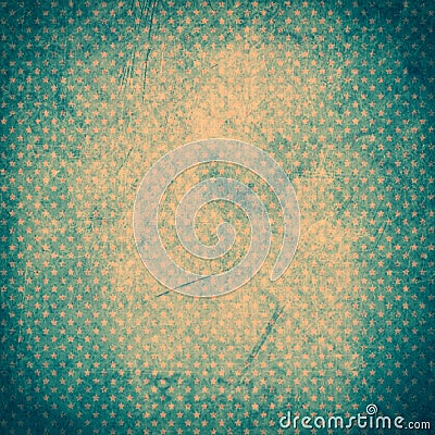 Dirty vintage background. Retro pattern with dots and textures. Textured old backdrop. Vintage pattern Stock Photo