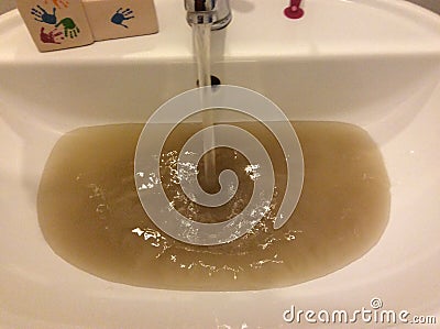 Dirty water Stock Photo