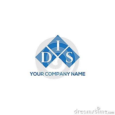 DIS letter logo design on WHITE background. DIS creative initials letter logo concept. DIS letter design Vector Illustration