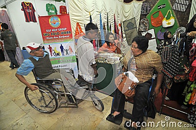 Disability Expo in Indonesia Editorial Stock Photo