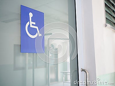 Disability sign Stock Photo