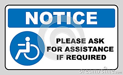 Disabled Handicap Icon Vector Illustration