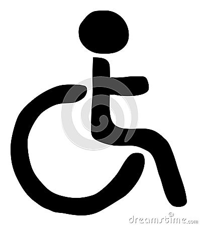 Disabled icon Stock Photo