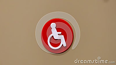 Disable sign Stock Photo