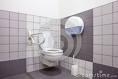 Disabled toilet Stock Photo